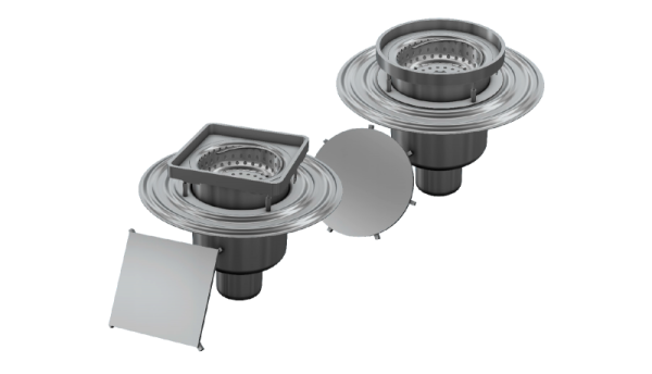 Industrial floor drain HS / HK-S