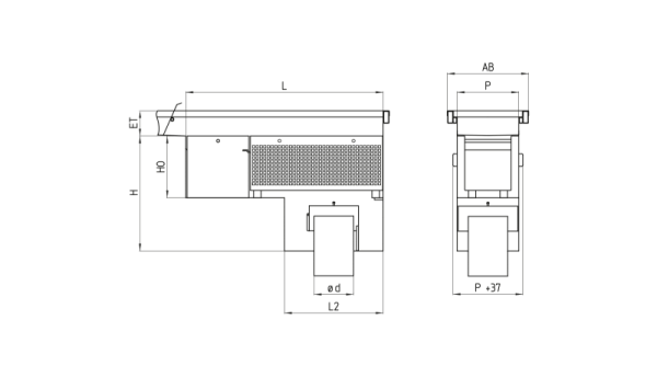 Large Cork Glass Label drain GKSH-END-S