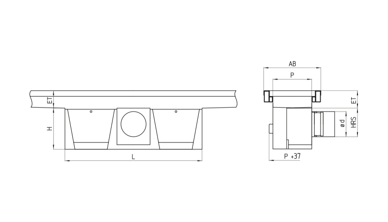 Channel drain RSKE-MIT-W - Image 2