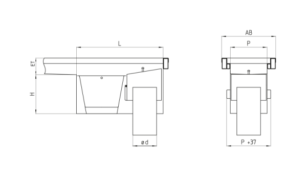 Channel drain RSKE-END-S