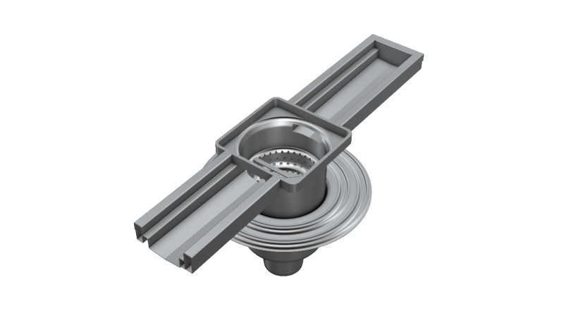 Industrial channel IKR with plug-in channel drain - Image 1