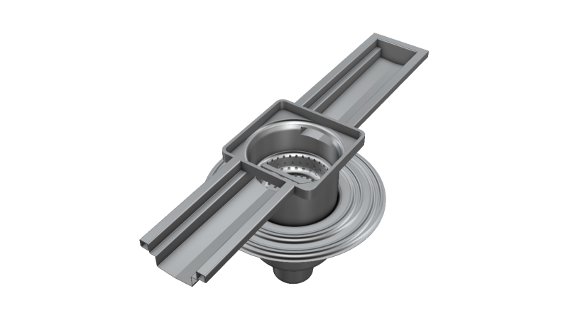 Commercial channel GKR with plug-in channel drain - Image 1