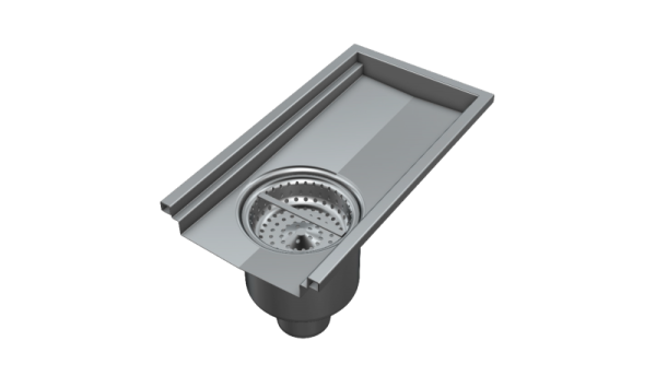 Commercial channel GKR with welded/underwelded channel drain