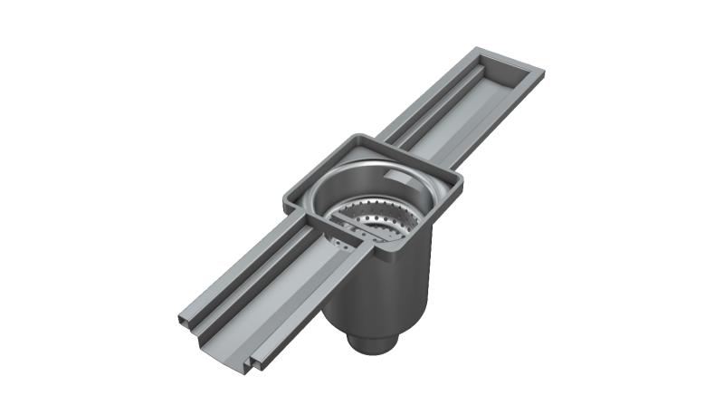Commercial channel GKR with welded/underwelded channel drain - Image 1