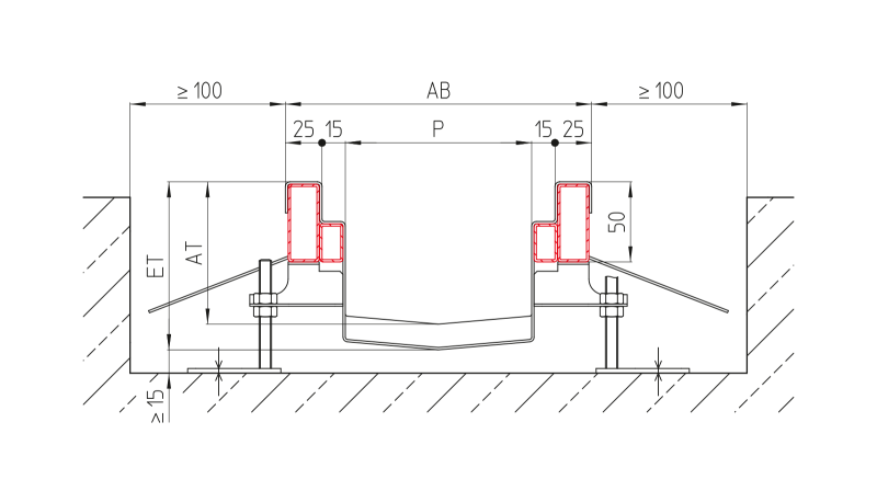 Industrial channel IKR with welded/underwelded channel drain - Image 3