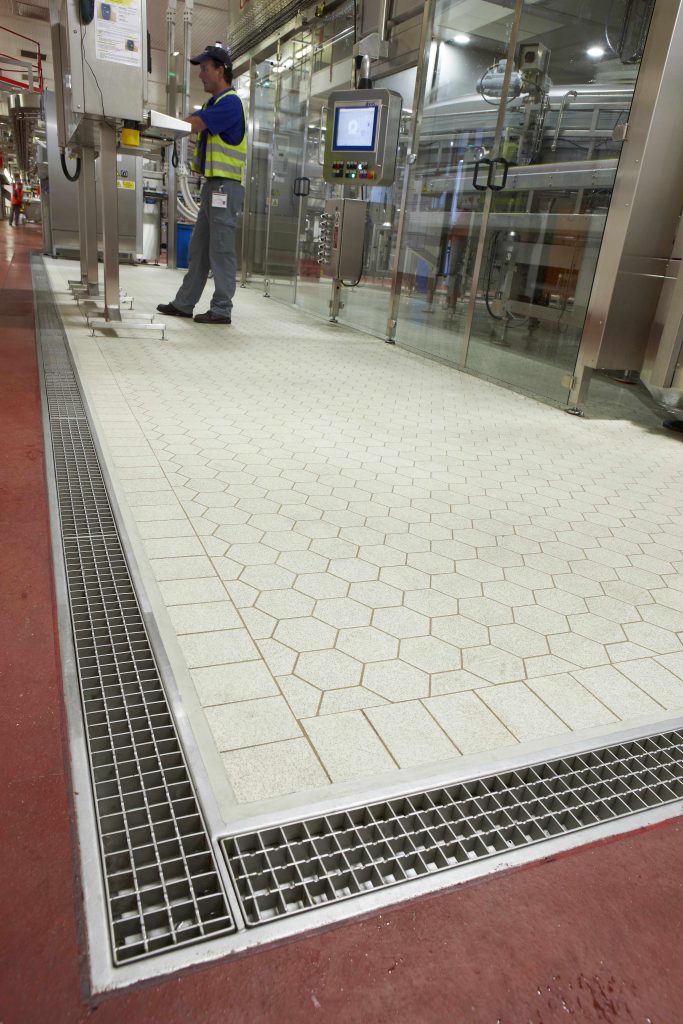 OzFlow drainage installation — Coca-Cola facility
