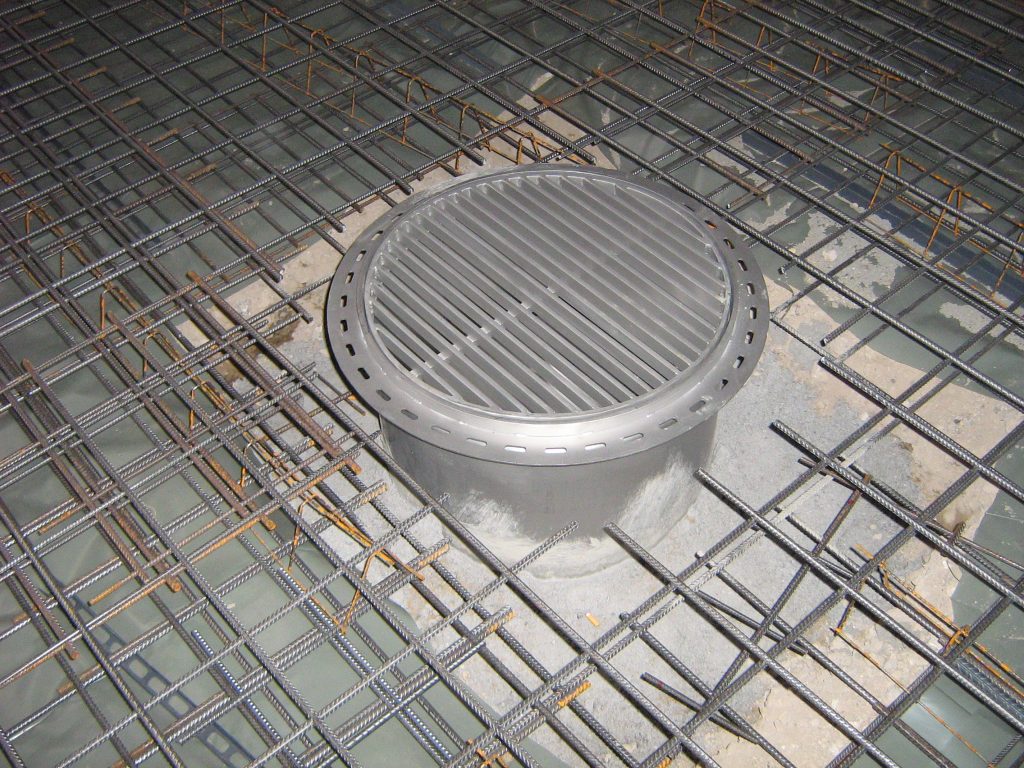 OzFlow stainless steel drainage installation