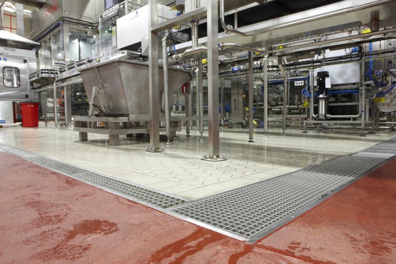OzFlow drainage installation — Coca-Cola facility