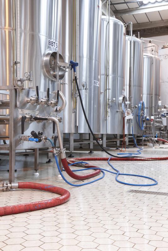 OzFlow drain channel installation — Meantime Brewery