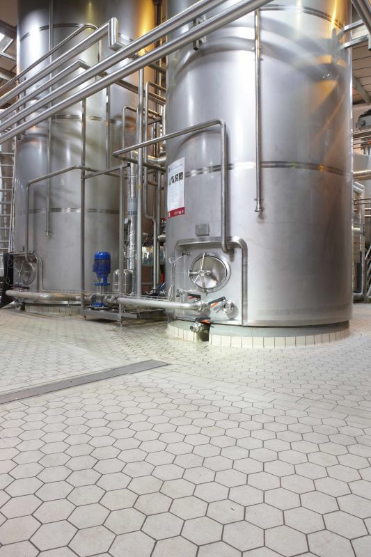 OzFlow drain channel installation — Meantime Brewery