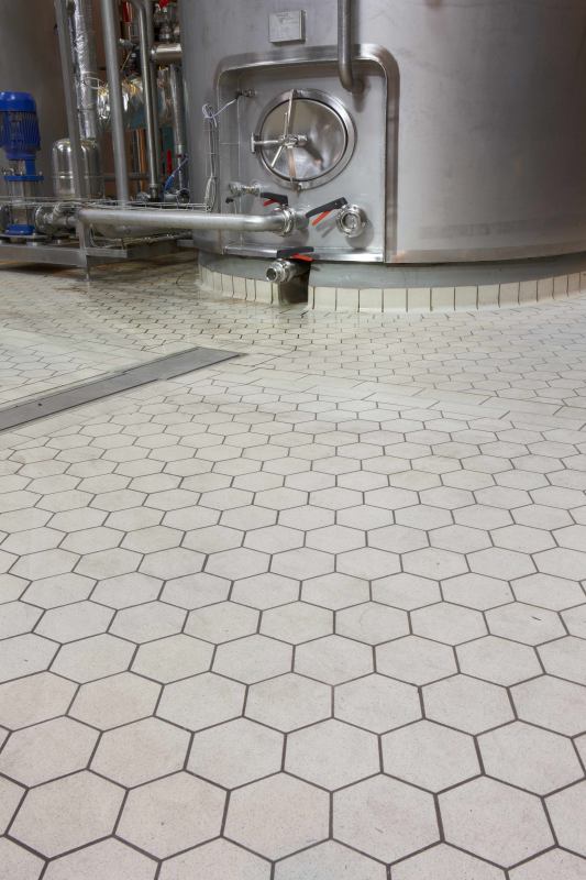 OzFlow drain channel installation — Meantime Brewery