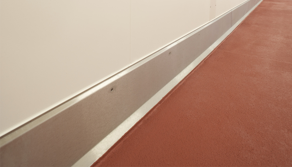 OzFlow stainless steel drain channel with impact protection